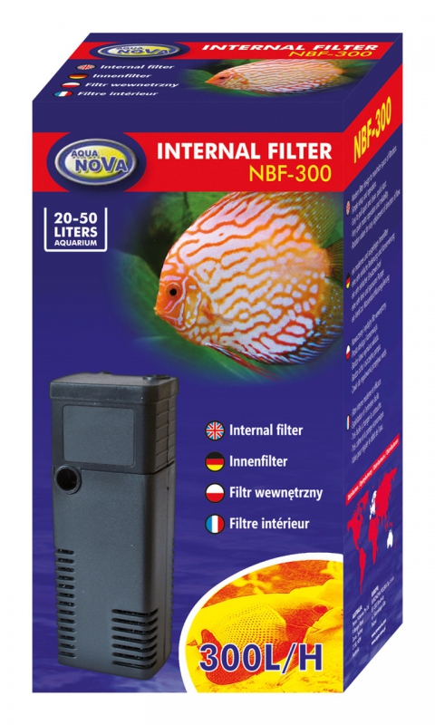 Mousse noire pour filtre d'aquarium AQUA NOVA NBF-300